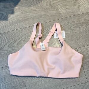 Lululemon ultralu square-neck Light Pink Sports Bra. Size  12 B/C cup